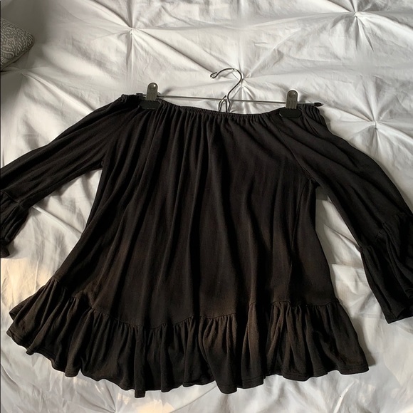 off the shoulder long sleeve shirt | uo - Picture 1 of 1